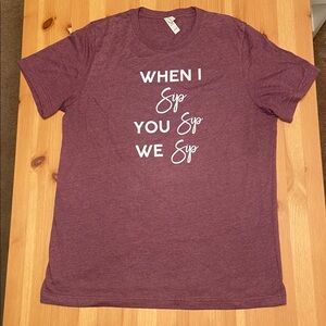 Bella Canvas Plum Graphic Tee